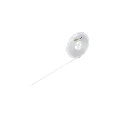 Tira de Marcadores para Smart Printer, 11 mm Ancho, Blanco, Rollo 50 m, Termotransferencia, Encajable, Sin Impresión, Libre de Halógenos