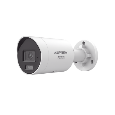 [Dual Light + ColorVu 3.0 + HikAI] Bala IP 6 Megapixel / Lente 2.8 mm / 40 mts IR + Luz Blanca / 2 Microfonos Integrados / Exterior IP67 / Estrobo Azul y Rojo / WDR 130 dB / ACUSENSE 3.0 / Metal / NEMA 4X / ACUSEARCH