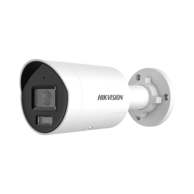 [Dual Light + ColorVu 3.0 + HikAI] Bala IP 8 Megapixel / Lente 2.8 mm / 40 mts IR + Luz Blanca / 2 Microfonos Integrados / Exterior IP67 / Estrobo Luz Blanca / WDR 130 dB / ACUSENSE 3.0 / Metal / NEMA 4X / ACUSEARCH