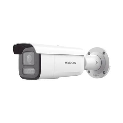 [Dual Light + 2 Micrófonos Integrados] Bala IP 8 Megapixel (4K) / Lente Motorizado 2.8-12 mm / 60 m Luz Blanca + 60 m IR / AcuSense / Exterior IP67 / IK10 / WDR 120 dB / PoE 802.3at / ONVIF / Alarmas I/O / Micro SD / ACUSEARCH