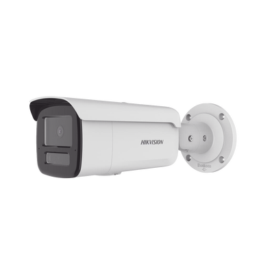 [Dual Light + 2 Micrófonos Integrados] Bala IP 6 Megapixel / Lente 4 mm / 80 mts Luz Blanca + 80 mts IR / ACUSENSE / Exterior IP67 / WDR 120 dB / PoE / Micro SD / Metal / ACUSEARCH