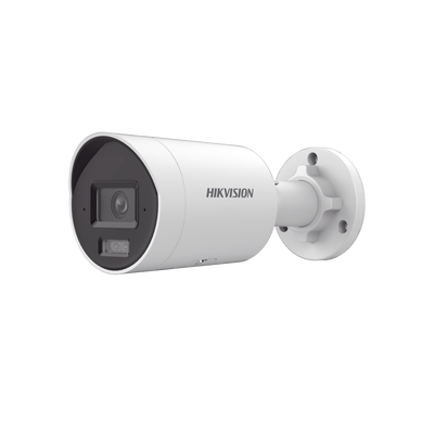 Bala IP 4 Megapixel / Lente 2.8 mm / Dual Light (40 mts IR + 40 mts Luz Blanca) / Darkfighter S / Microfono Integrado / Exterior IP67 / WDR 130 dB / 4 Analíticos: AcuSense, Deteccion Facial, Conteo de Personas por Cruce y Zona