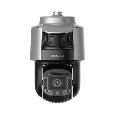 [TandemVu] Domo PTZ IP 4 Megapixel con Cámara Panoramica 180º de 6 Megapixel / 25X Zoom / 300 mts IR y 30 mts Luz Blanca / IP67 / IK10 / Autoseguimiento / Wiper / Deep learning / Entrada-Salida de Audio y Alarma / Ultra Baja Iluminació