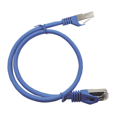 Patch Cord Cat6A 10G Blindado 3.0 Metros (9.84 Pies) Azul