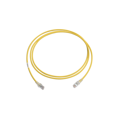 Patch Cord MC6 Modular Cat6 UTP, CM/LS0H, 2.13 Metros (7 Pies), Color Amarillo