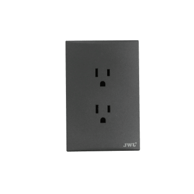 Placa con 2 Toma Corriente Duplex 2P Y T 10 - 15 A 127 V 60 Hz