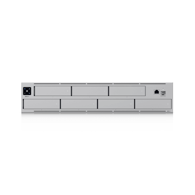 UNAS Pro Servidor de Almacenamiento en Red de 2U Rack con (7) Bahías para HDD/SSD de 2.5/3.5" con 1 Puerto 10GbE y 1 Puerto SFP+ 10G