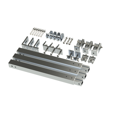 Caja de accesorios de aluminio anodizado para montaje VEKTOR8R2700 , arreglo 1X2para techo